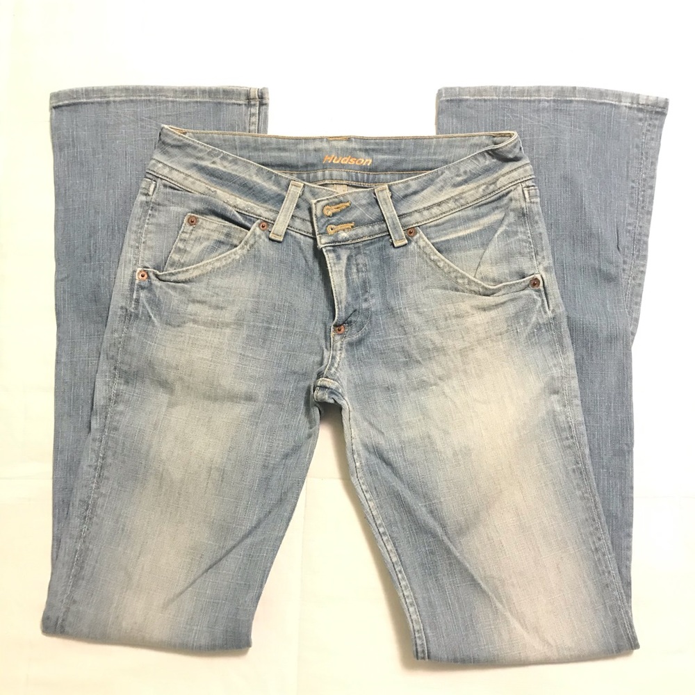 Hudson light wash bootcut jeans size 30 - Picture 3 of 5